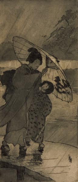《雨の夜》 1